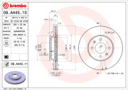 09.A445.10 Brzdový kotouč PRIME LINE BREMBO