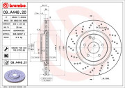 09.A448.20 Brzdový kotouč PRIME LINE BREMBO