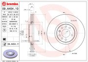 09.A454.10 Brzdový kotouč PRIME LINE BREMBO