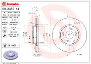 09.A455.11 Brzdový kotouč COATED DISC LINE BREMBO