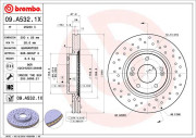 09.A532.1X Brzdový kotouč BEARING DISC LINE BREMBO