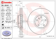 09.A542.11 Brzdový kotouč COATED DISC LINE BREMBO
