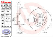 09.A598.10 Brzdový kotouč PRIME LINE BREMBO