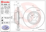 09.A599.10 Brzdový kotouč PRIME LINE BREMBO