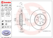 09.A727.30 Brzdový kotouč PRIME LINE BREMBO