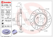 09.A760.1X Brzdový kotouč BEARING DISC LINE BREMBO