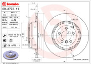 09.A772.11 Brzdový kotouč COATED DISC LINE BREMBO