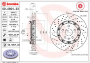 09.A804.33 Brzdový kotouč BREMBO XTRA LINE BREMBO