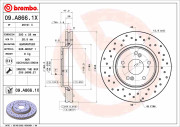 09.A866.1X Brzdový kotouč BEARING DISC LINE BREMBO