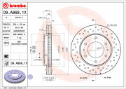 09.A868.1X Brzdový kotouč BEARING DISC LINE BREMBO