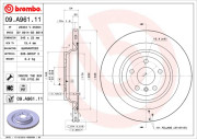 09.A961.11 Brzdový kotouč COATED DISC LINE BREMBO