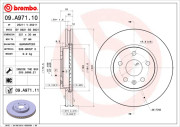 09.A971.10 Brzdový kotouč PRIME LINE BREMBO