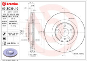 09.B039.10 Brzdový kotouč PRIME LINE BREMBO