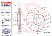 09.B039.1X Brzdový kotouč BEARING DISC LINE BREMBO