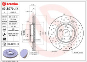 09.B270.1X Brzdový kotouč BEARING DISC LINE BREMBO
