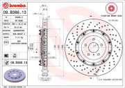 09.B386.13 Brzdový kotouč BREMBO XTRA LINE BREMBO