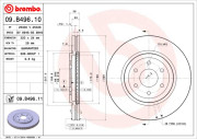 09.B496.10 Brzdový kotouč PRIME LINE BREMBO