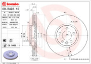 09.B498.10 Brzdový kotouč PRIME LINE BREMBO