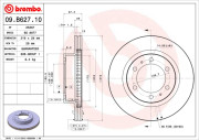 09.B627.10 Brzdový kotouč PRIME LINE BREMBO