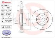 09.B665.11 BREMBO brzdový kotúč 09.B665.11 BREMBO