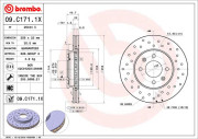 09.C171.1X Brzdový kotouč BEARING DISC LINE BREMBO