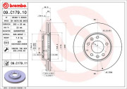 09.C179.11 Brzdový kotouč COATED DISC LINE BREMBO