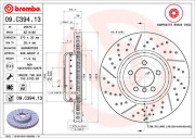 09.C394.13 Brzdový kotouč BREMBO NAO LINE BREMBO