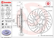 09.C398.13 Brzdový kotouč BREMBO NAO LINE BREMBO