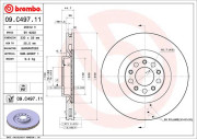 09.C497.11 Brzdový kotouč COATED DISC LINE BREMBO