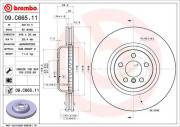 09.C665.11 Brzdový kotouč COATED DISC LINE BREMBO
