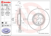 09.D062.11 Brzdový kotouč COATED DISC LINE BREMBO