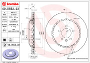 09.D552.23 Brzdový kotouč HIGH PERFORMANCE SPORT KIT LINE BREMBO
