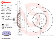 09.D722.23 Brzdový kotouč HIGH PERFORMANCE SPORT KIT LINE BREMBO