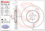 09.D723.23 Brzdový kotouč HIGH PERFORMANCE SPORT KIT LINE BREMBO