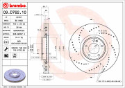 09.D762.10 Brzdový kotouč PRIME LINE BREMBO