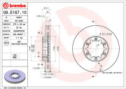 09.E167.10 Brzdový kotouč PRIME LINE BREMBO