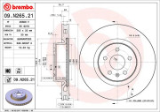 09.N265.21 Brzdový kotouč COATED DISC LINE BREMBO