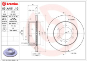 09.A451.10 Brzdový kotouč BREMBO