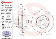 09.A613.40 BREMBO brzdový kotúč 09.A613.40 BREMBO