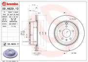 09.A629.10 BREMBO brzdový kotúč 09.A629.10 BREMBO