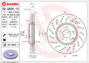 09.A828.11 BREMBO brzdový kotúč 09.A828.11 BREMBO