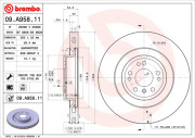 09.A958.11 Brzdový kotouč COATED DISC LINE BREMBO