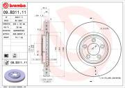 09.B311.11 Brzdový kotouč COATED DISC LINE BREMBO