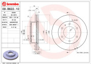 09.B622.10 BREMBO brzdový kotúč 09.B622.10 BREMBO