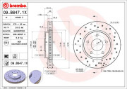 09.B647.1X Brzdový kotouč BEARING DISC LINE BREMBO