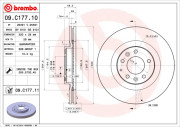 09.C177.11 BREMBO brzdový kotúč 09.C177.11 BREMBO