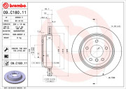 09.C180.11 BREMBO brzdový kotúč 09.C180.11 BREMBO