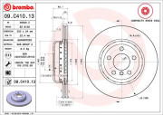 09.C410.13 Brzdový kotouč TWO-PIECE DISCS LINE BREMBO