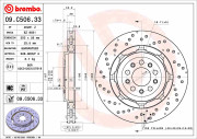 09.C506.33 Brzdový kotouč CO-CAST DISCS LINE BREMBO