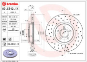 09.C542.1X Brzdový kotouč BEARING DISC LINE BREMBO